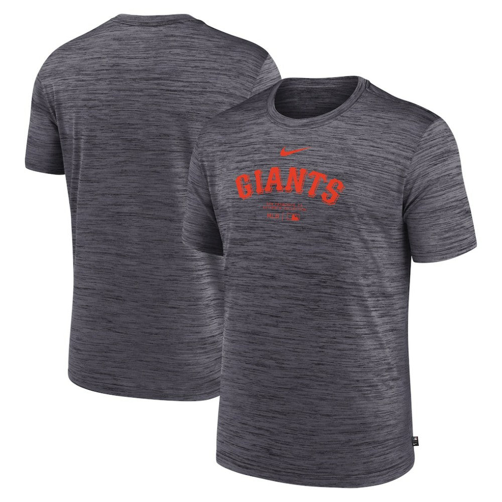 Charcoal San Francisco Giants Nike Authentic Collection Velocity Performance Practice T-Shirt