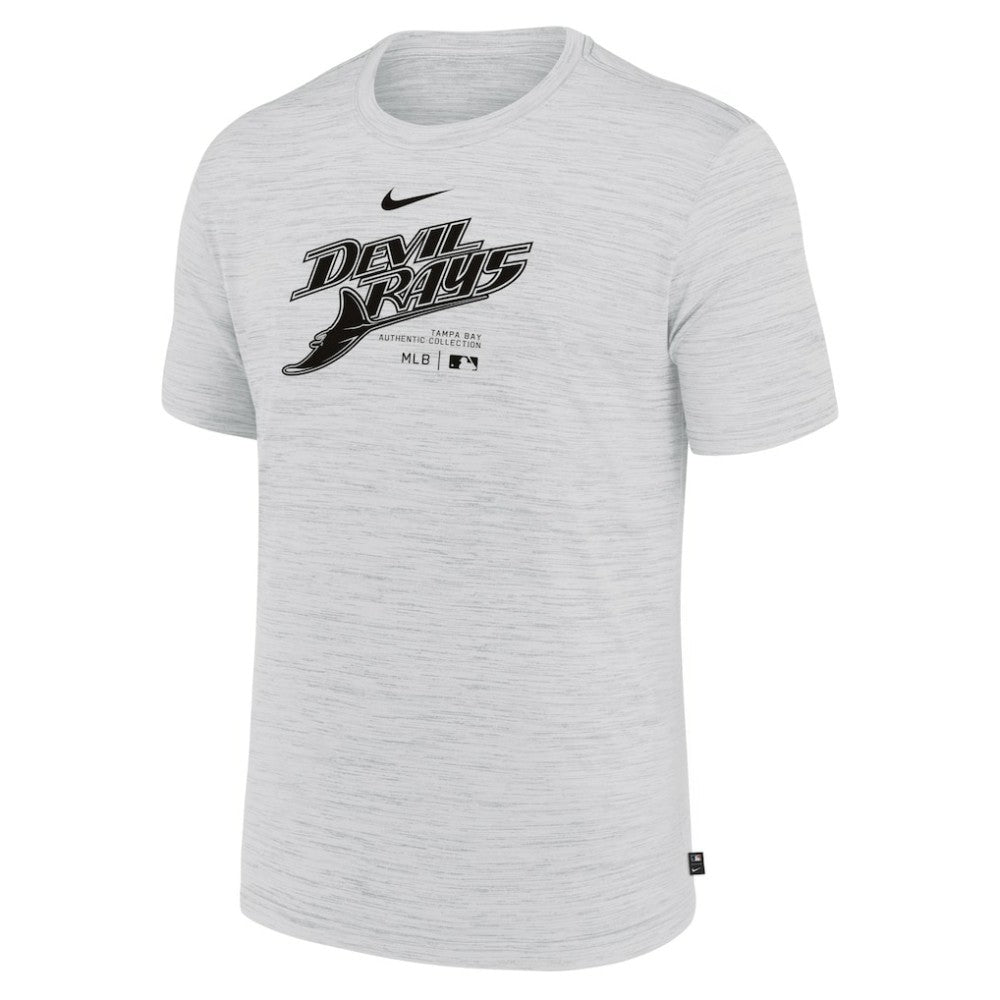 Ash Tampa Bay Rays Nike Authentic Collection Velocity Performance Practice T-Shirt