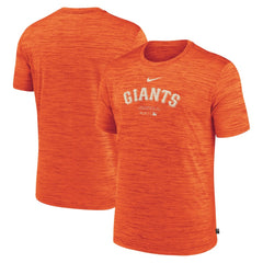 Orange San Francisco Giants Nike Authentic Collection Velocity Performance Practice T-Shirt