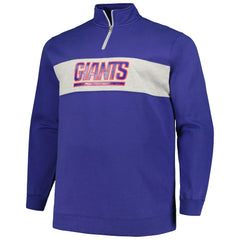 Profile Big & Tall Fleece Quarter-Zip Jacket - New York Giants Jackets