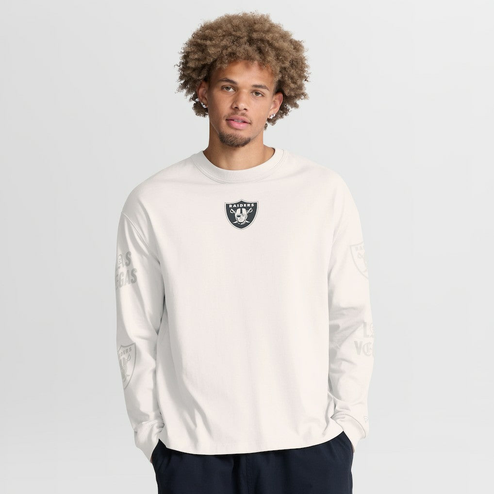 Oversized Type Play Long Sleeve T-Shirt - Las Vegas Raiders T-shirts