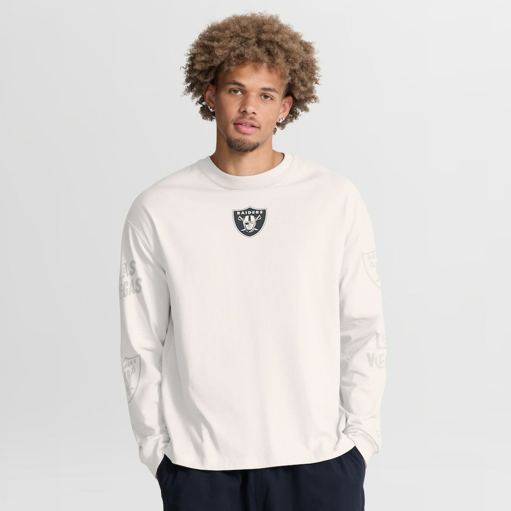 Oversized Type Play Long Sleeve T-Shirt - Las Vegas Raiders T-shirts