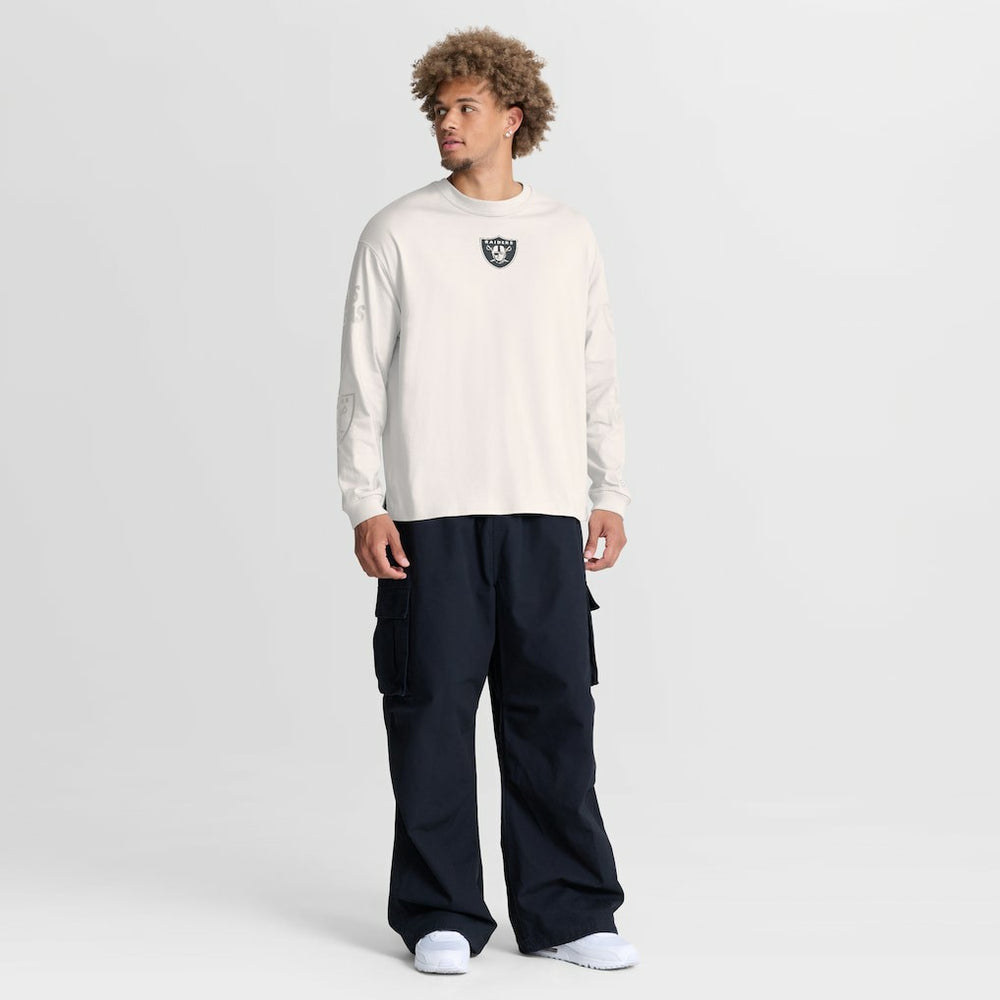 Oversized Type Play Long Sleeve T-Shirt - Las Vegas Raiders T-shirts