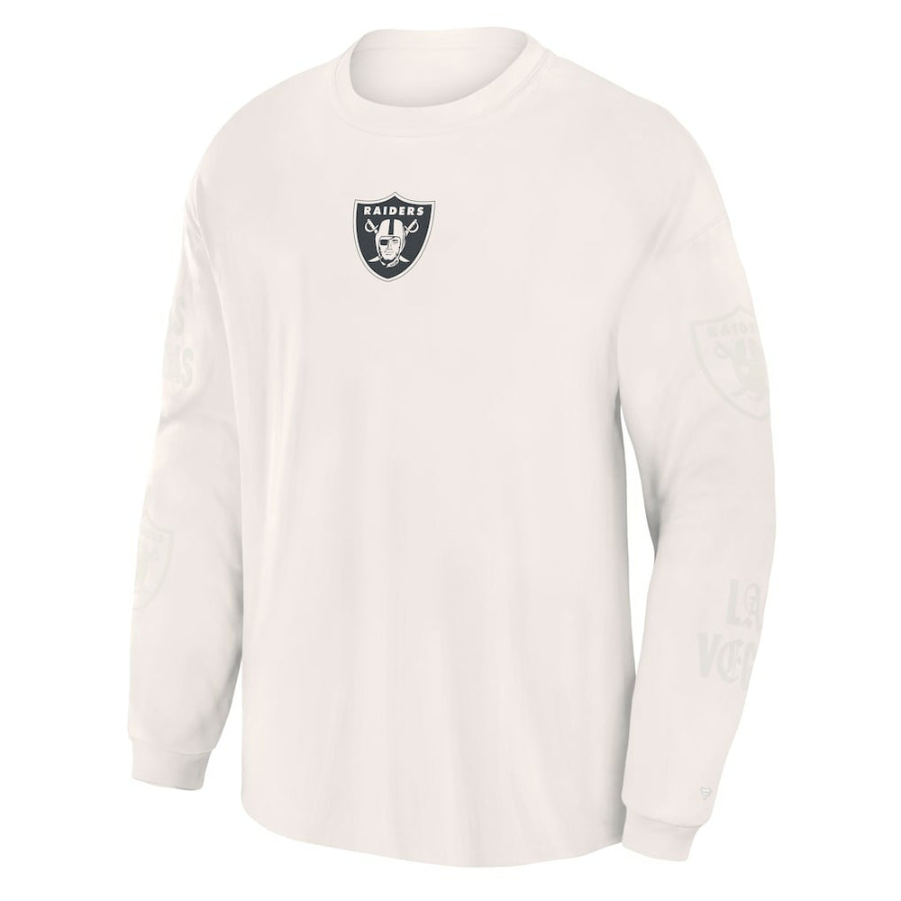 Oversized Type Play Long Sleeve T-Shirt - Las Vegas Raiders T-shirts