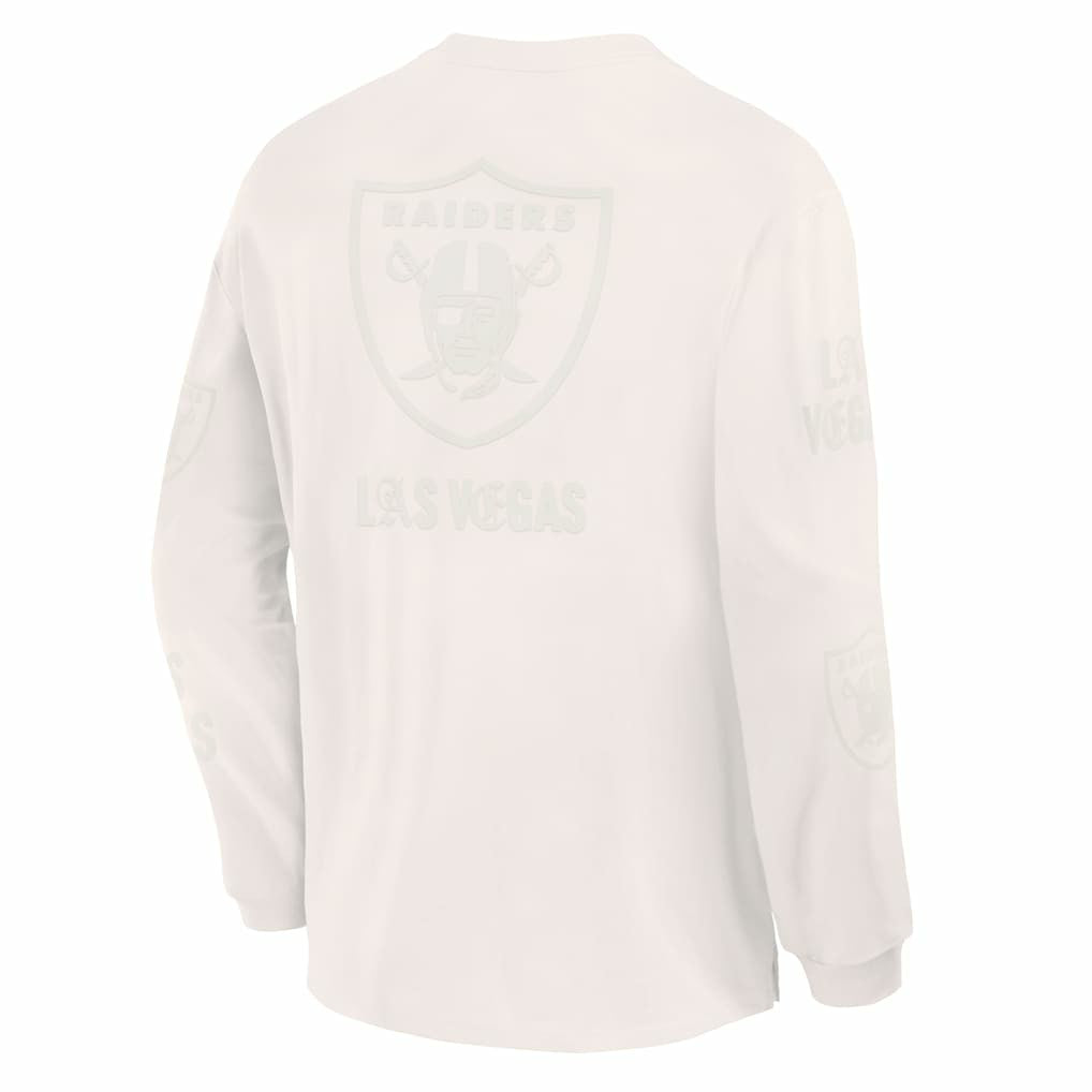 Oversized Type Play Long Sleeve T-Shirt - Las Vegas Raiders T-shirts