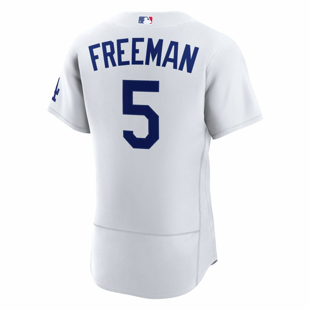 White Freddie Freeman Los Angeles Dodgers Nike Home Authentic Jersey