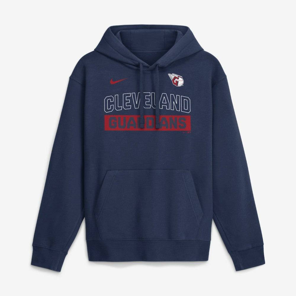 Navy Cleveland Guardians Nike Primetime Club Hoodie