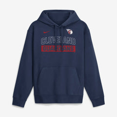 Navy Cleveland Guardians Nike Primetime Club Hoodie