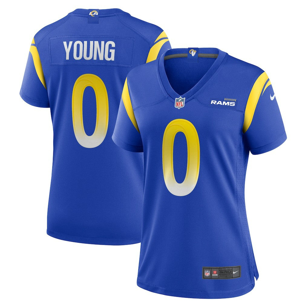 Byron Young  Women's Home Game Jersey - Los Angeles Rams Jerseys