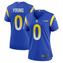 Byron Young  Women's Home Game Jersey - Los Angeles Rams Jerseys