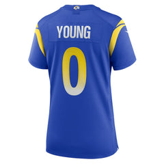 Byron Young  Women's Home Game Jersey - Los Angeles Rams Jerseys