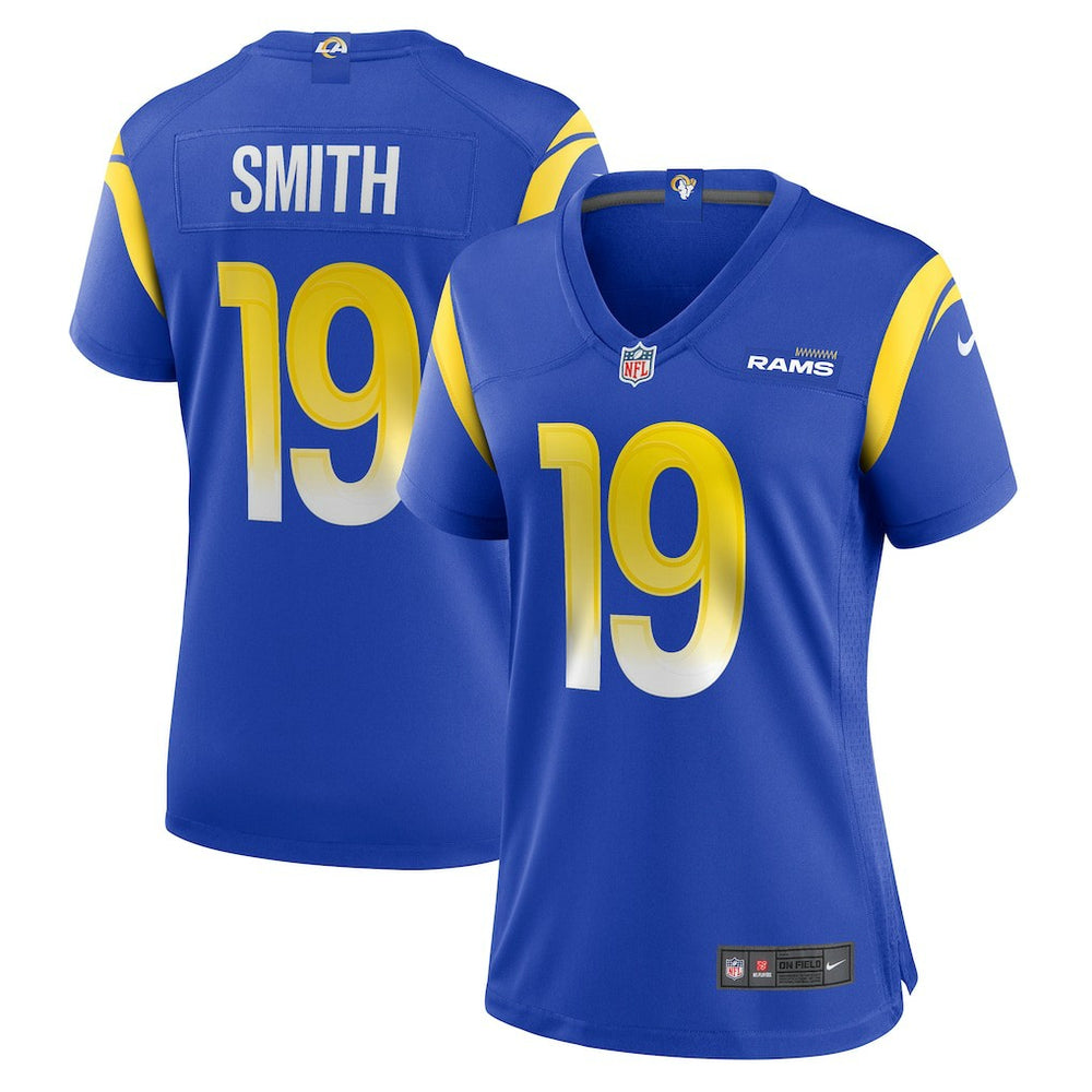 Xavier Smith  Women's Home Game Jersey - Los Angeles Rams Jerseys