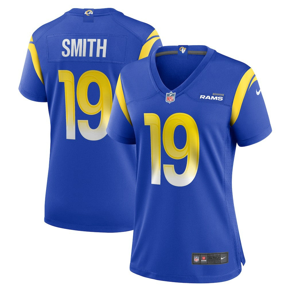 Xavier Smith  Women's Home Game Jersey - Los Angeles Rams Jerseys