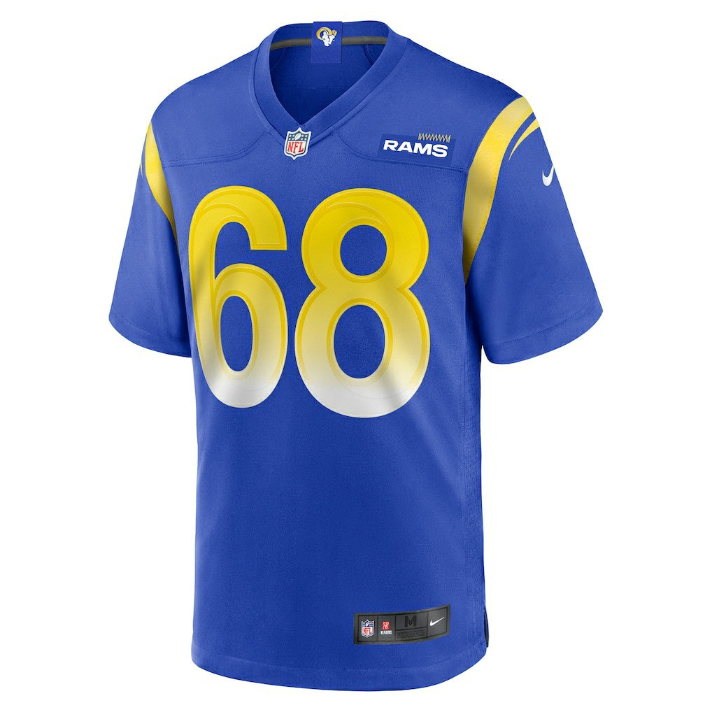 Mike McAllister  Home Game Jersey - Los Angeles Rams Jerseys