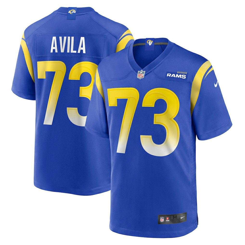 Steve Avila  Home Game Jersey - Los Angeles Rams Jerseys
