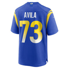 Steve Avila  Home Game Jersey - Los Angeles Rams Jerseys