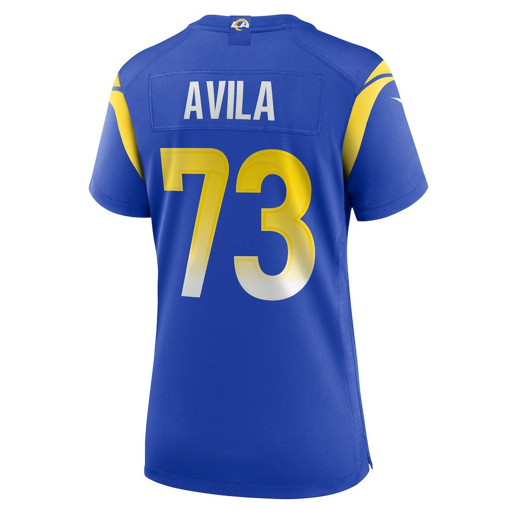 Steve Avila  Women's Home Game Jersey - Los Angeles Rams Jerseys