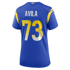 Steve Avila  Women's Home Game Jersey - Los Angeles Rams Jerseys