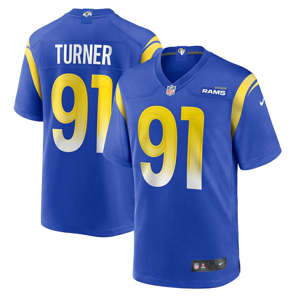 Kobie Turner  Home Game Jersey - Los Angeles Rams Jerseys