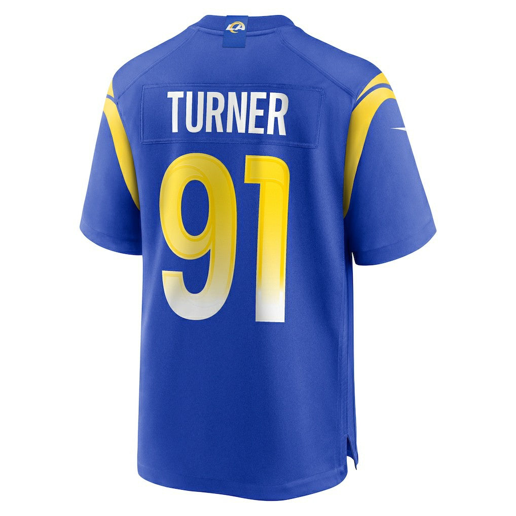 Kobie Turner  Home Game Jersey - Los Angeles Rams Jerseys