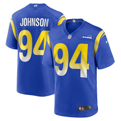 Desjuan Johnson  Home Game Jersey - Los Angeles Rams Jerseys