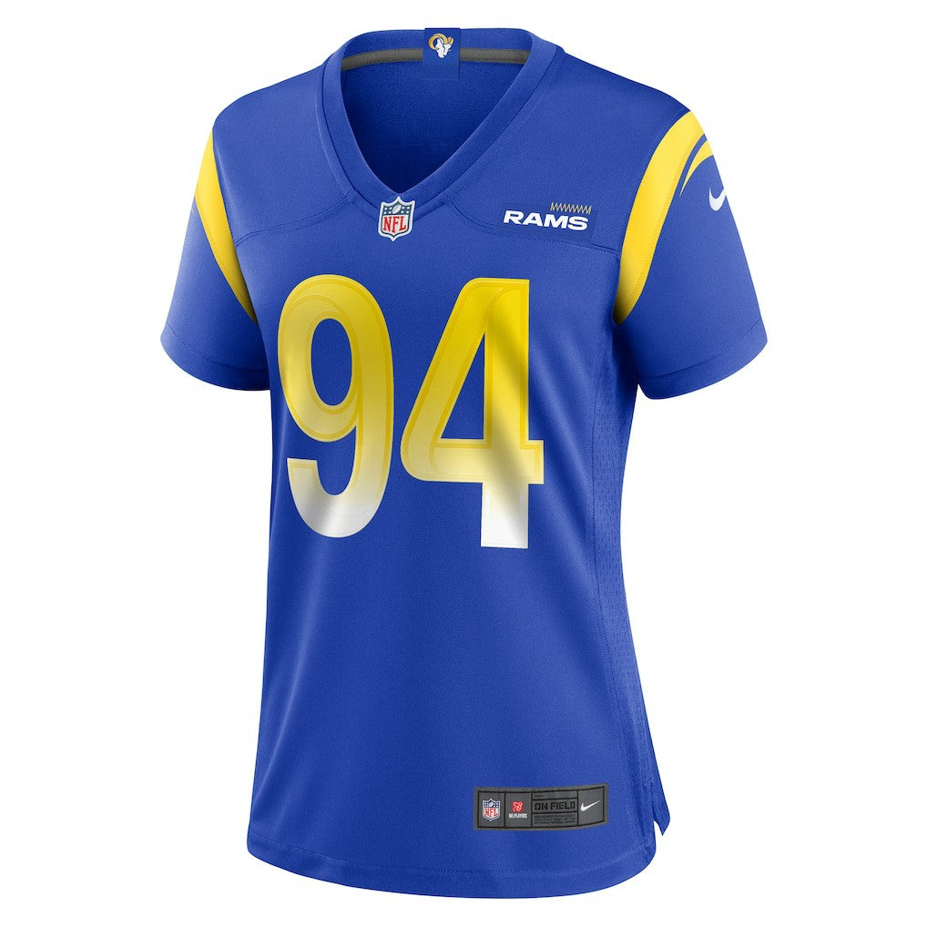 Desjuan Johnson  Women's Home Game Jersey - Los Angeles Rams Jerseys