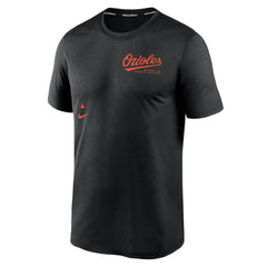 Black Baltimore Orioles Nike Authentic Collection Early Work Tri-Blend Performance T-Shirt