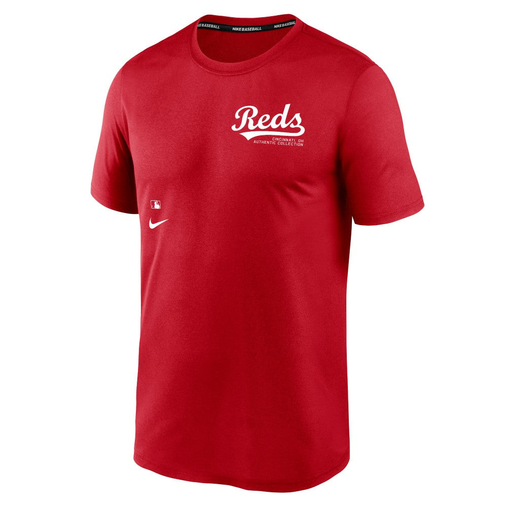 Red Cincinnati Reds Nike Authentic Collection Early Work Tri-Blend Performance T-Shirt