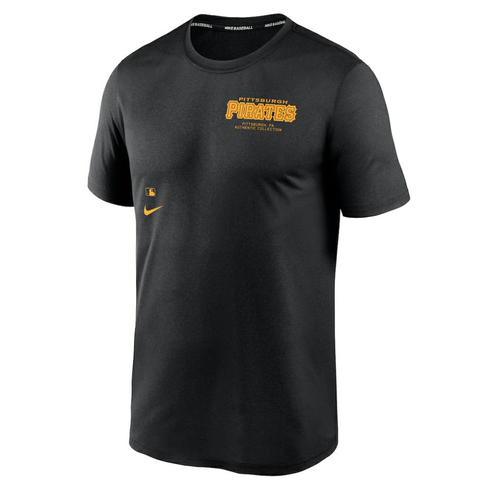 Black Pittsburgh Pirates Nike Authentic Collection Early Work Tri-Blend Performance T-Shirt