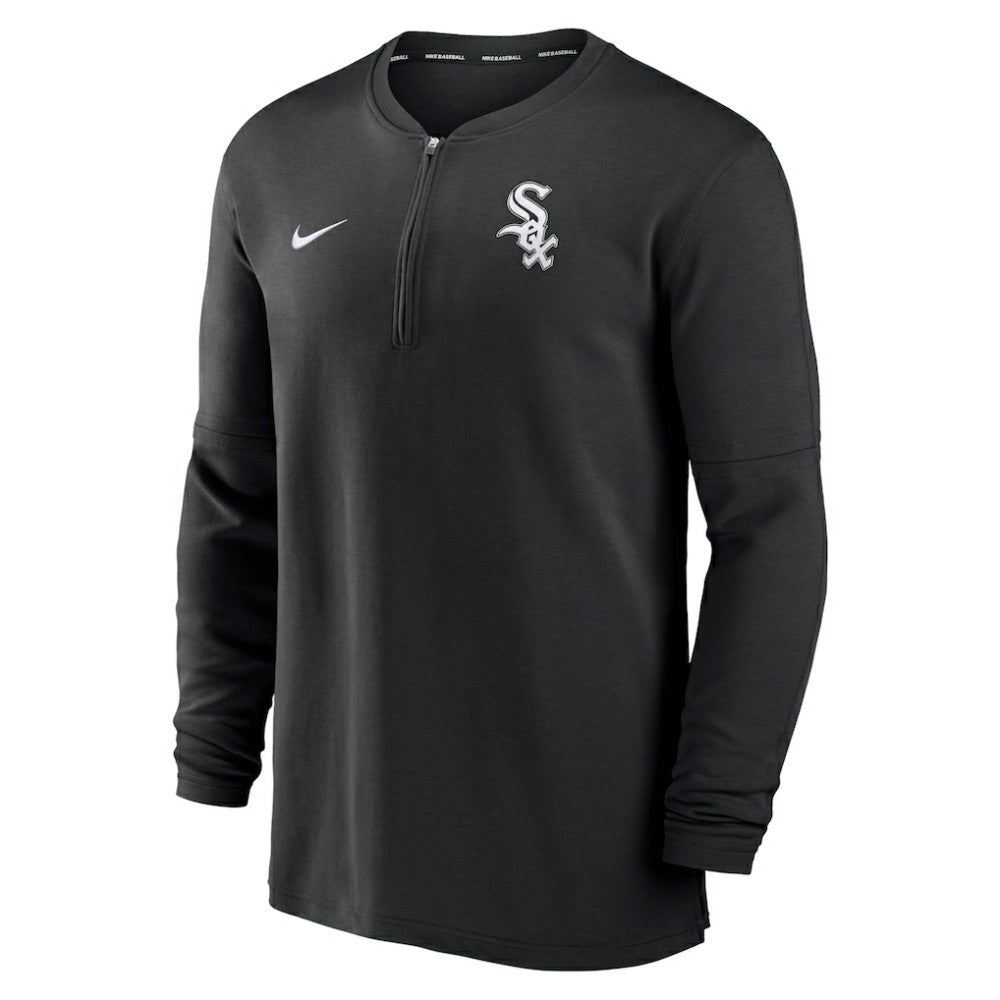 Black Chicago White Sox Nike Authentic Collection Game Time Performance Quarter-Zip Top