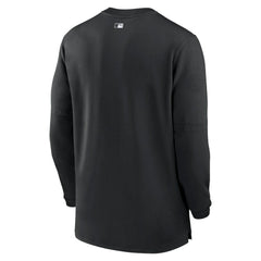Black Chicago White Sox Nike Authentic Collection Game Time Performance Quarter-Zip Top