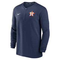 Navy Houston Astros Nike Authentic Collection Game Time Performance Quarter-Zip Top