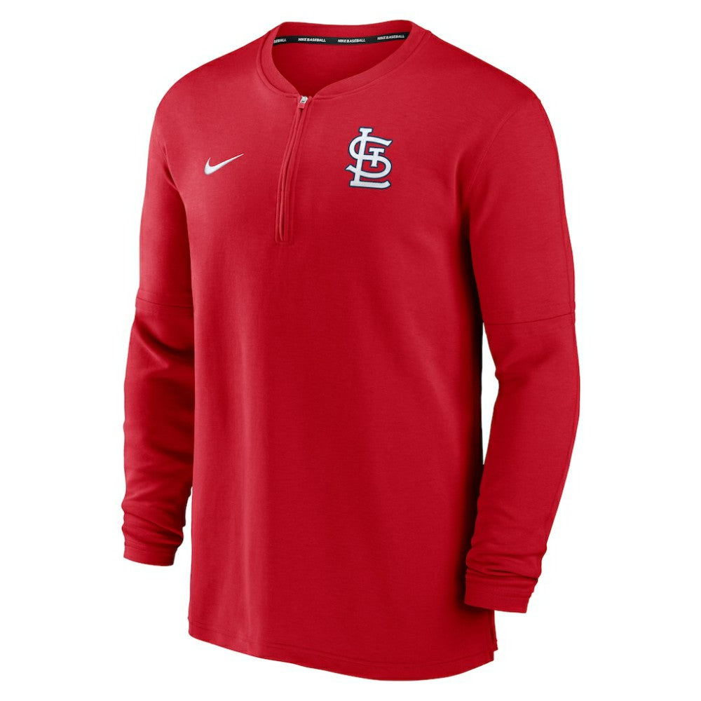 Red St. Louis Cardinals Nike Authentic Collection Game Time Performance Quarter-Zip Top