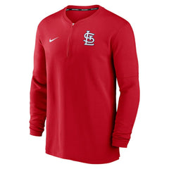 Red St. Louis Cardinals Nike Authentic Collection Game Time Performance Quarter-Zip Top