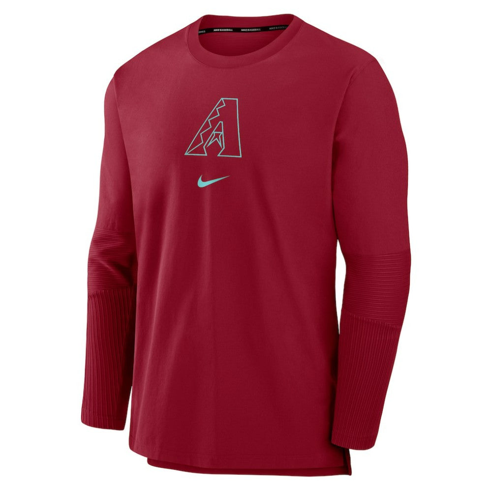 Red Arizona Diamondbacks Nike Authentic Collection Player Dri-FIT Lightweight Pullover