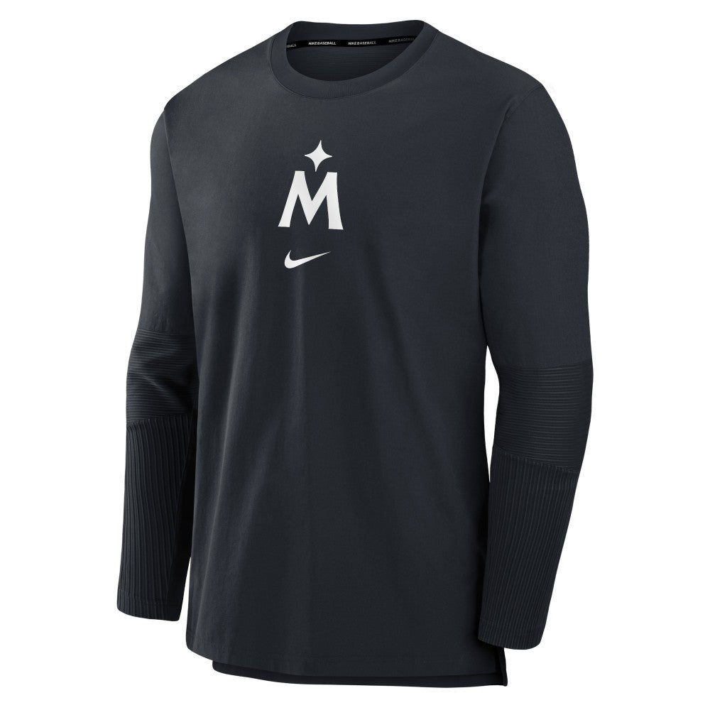 Navy Minnesota Twins Nike Authentic Collection Player Dri-FIT Lightweight Pullover