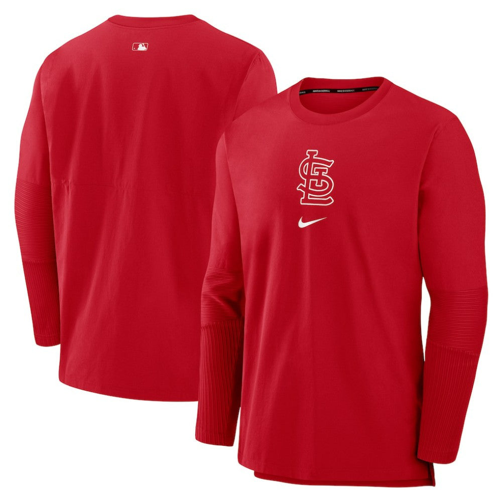 Red St. Louis Cardinals Nike Authentic Collection Player Dri-FIT Lightweight Pullover