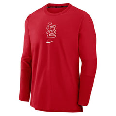 Red St. Louis Cardinals Nike Authentic Collection Player Dri-FIT Lightweight Pullover