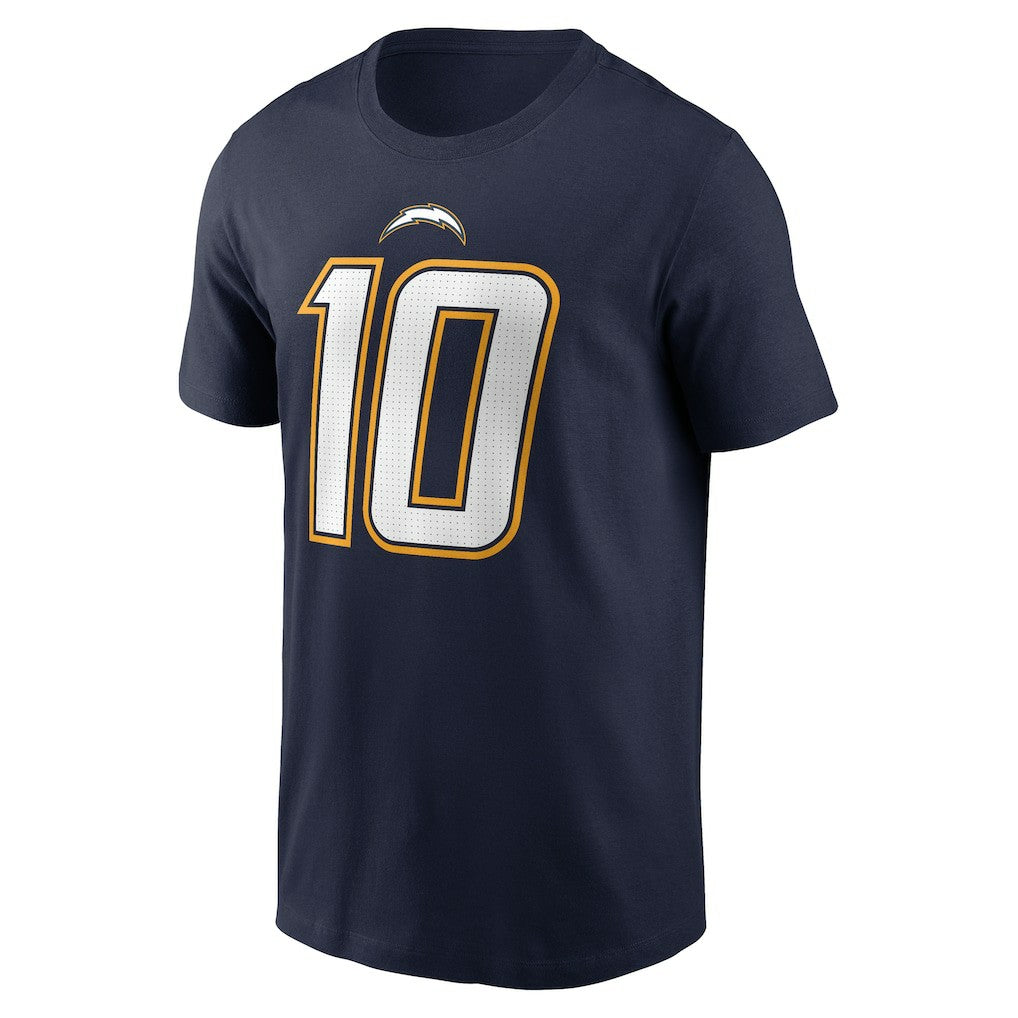 Justin Herbert  Alternate Super Chargers Name & Number T-Shirt - Los Angeles Chargers T-shirts