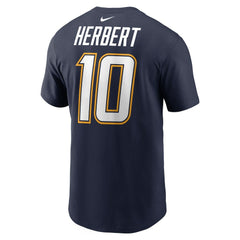 Justin Herbert  Alternate Super Chargers Name & Number T-Shirt - Los Angeles Chargers T-shirts