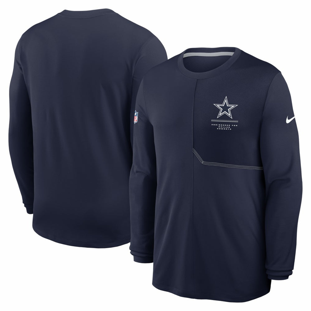 Sideline Coach UV Dri-FIT Long Sleeve Shirt - Dallas Cowboys