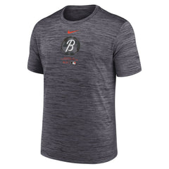 Black Baltimore Orioles Nike City Connect Authentic Collection Practice Velocity Performance T-Shirt
