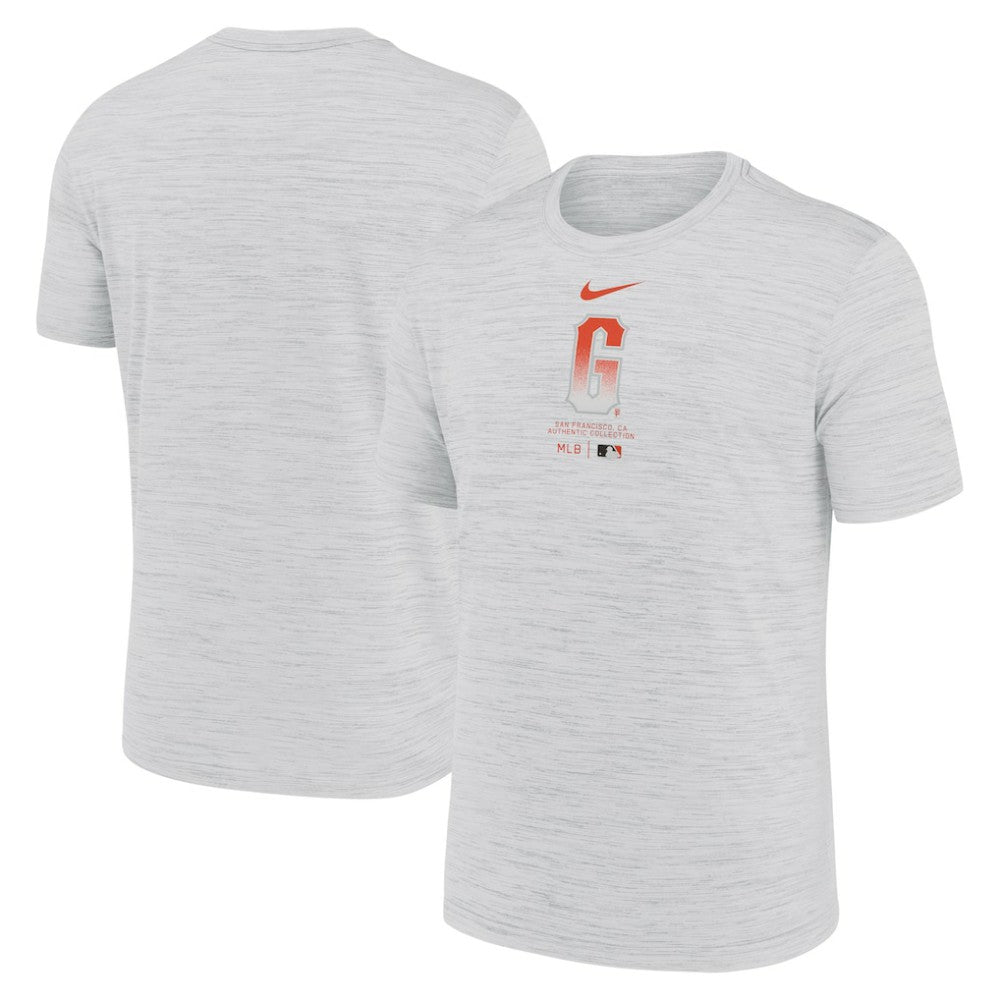 White San Francisco Giants Nike City Connect Authentic Collection Practice Velocity Performance T-Shirt