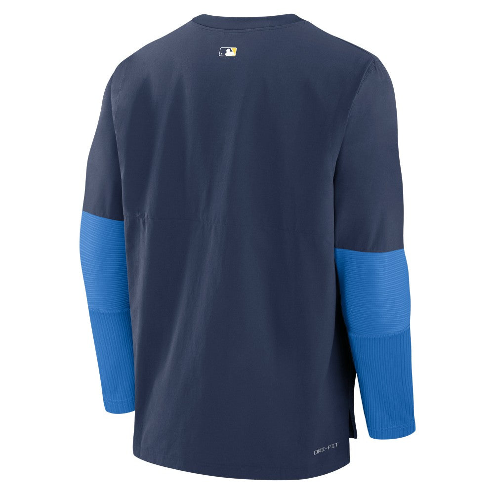 Navy Minnesota Twins Nike Authentic Collection Player Dri-FIT Lightweight Pullover
