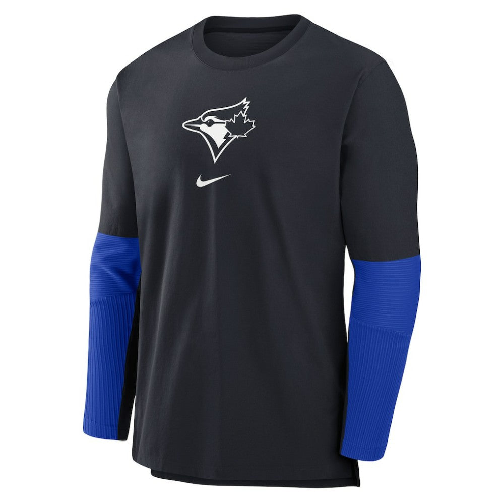 Navy Toronto Blue Jays Nike Authentic Collection Player Dri-FIT Lightweight Pullover