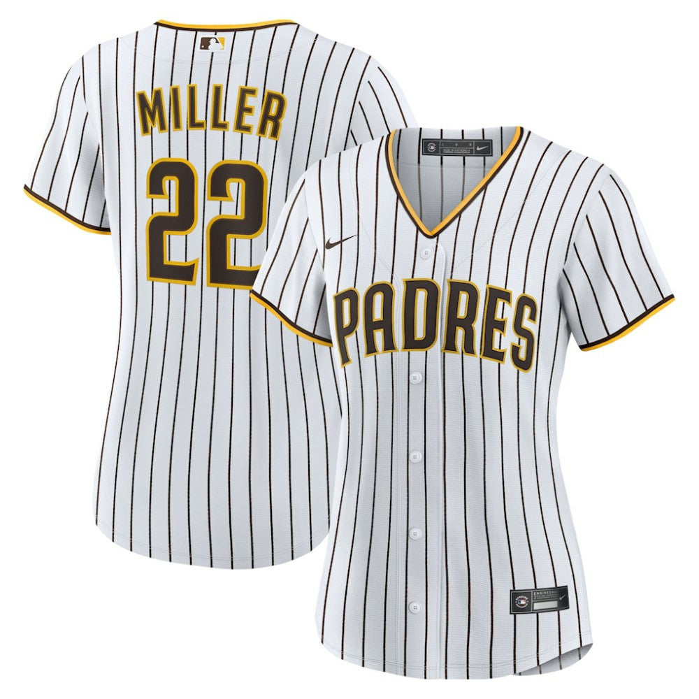 White Mason Miller San Diego Padres Nike Women's Home Replica Jersey