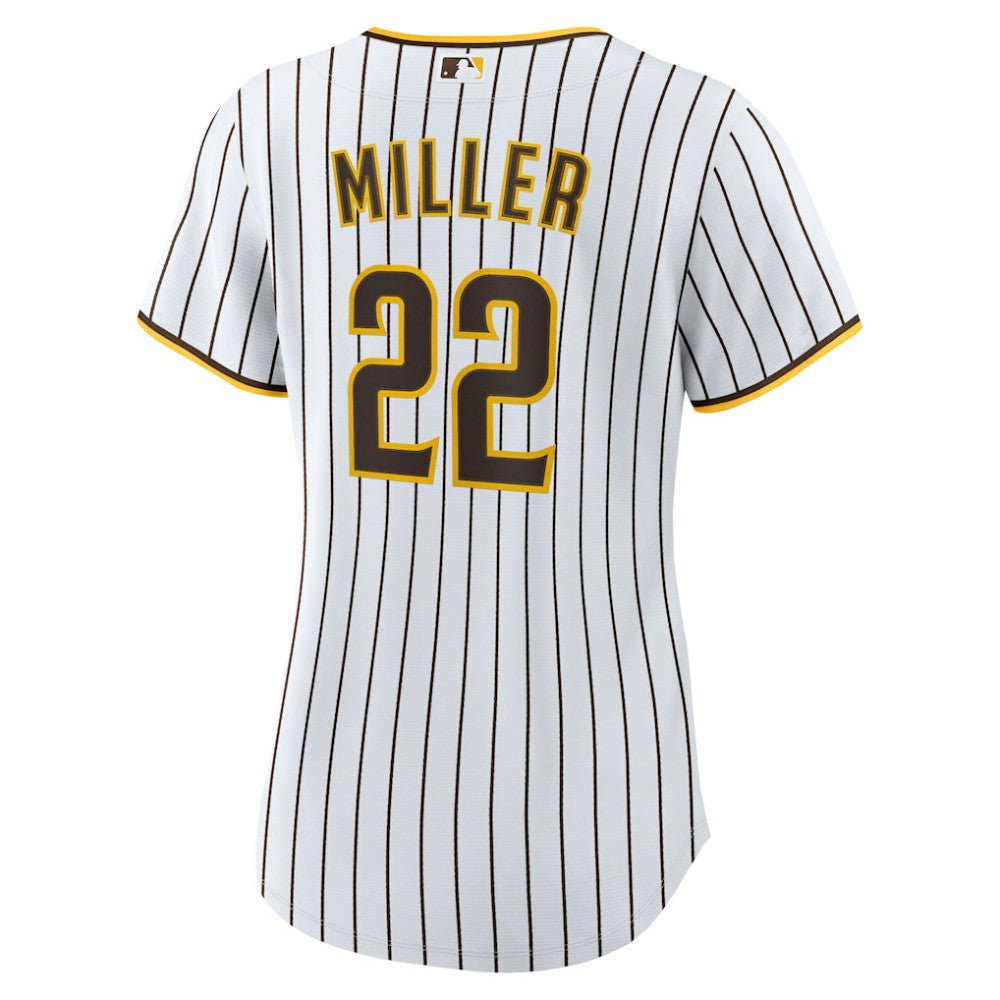 White Mason Miller San Diego Padres Nike Women's Home Replica Jersey
