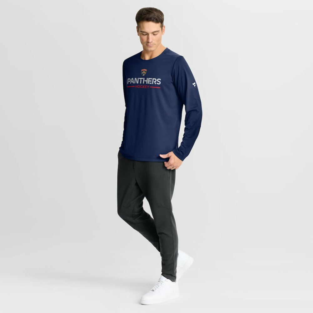 NHL Florida Panthers Fanatics Authentic Pro Rink Tech Long Sleeve T-Shirt