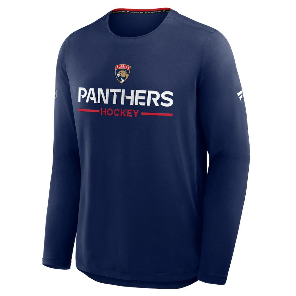 NHL Florida Panthers Fanatics Authentic Pro Rink Tech Long Sleeve T-Shirt