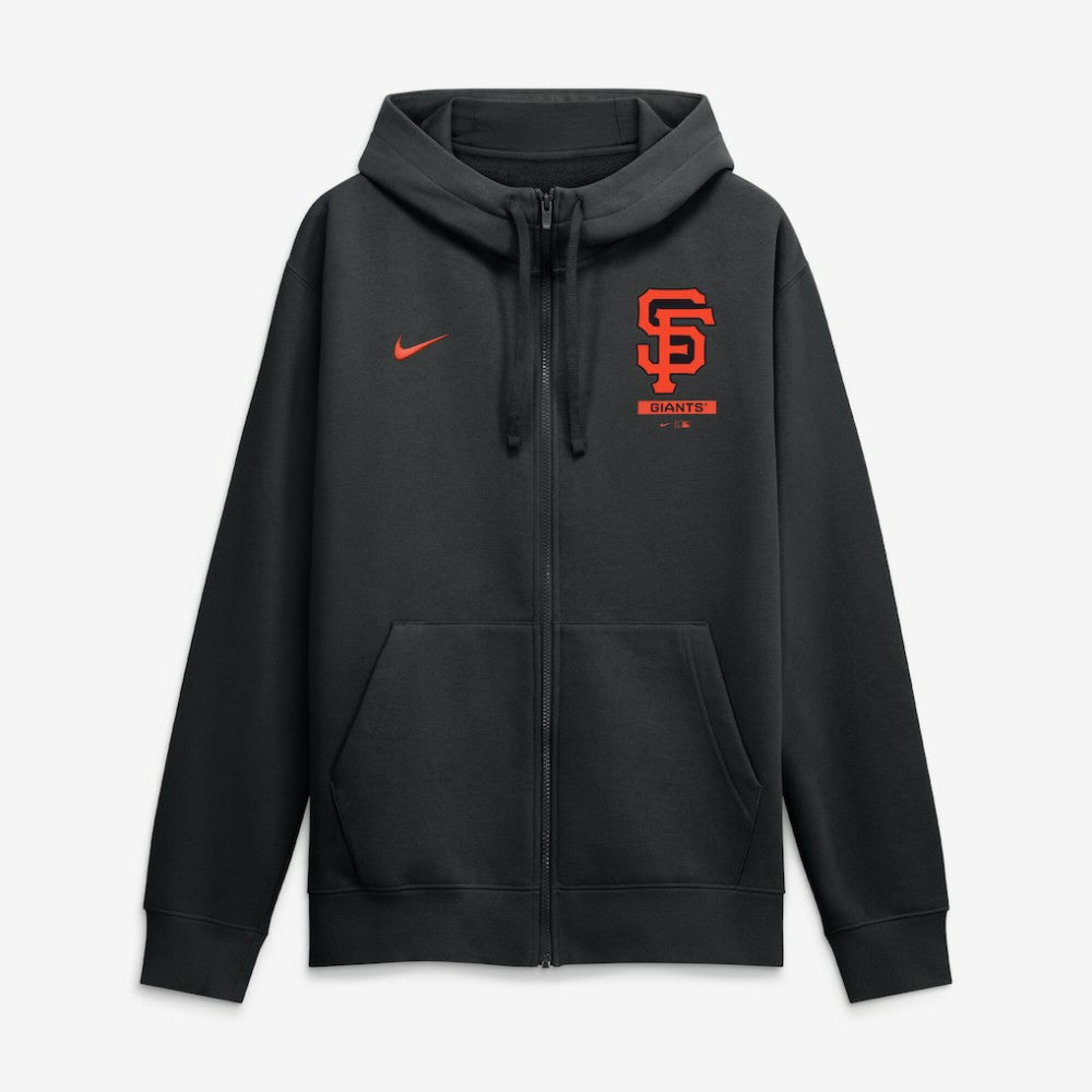 Black San Francisco Giants Nike Primetime Lockup Full-Zip Hoodie